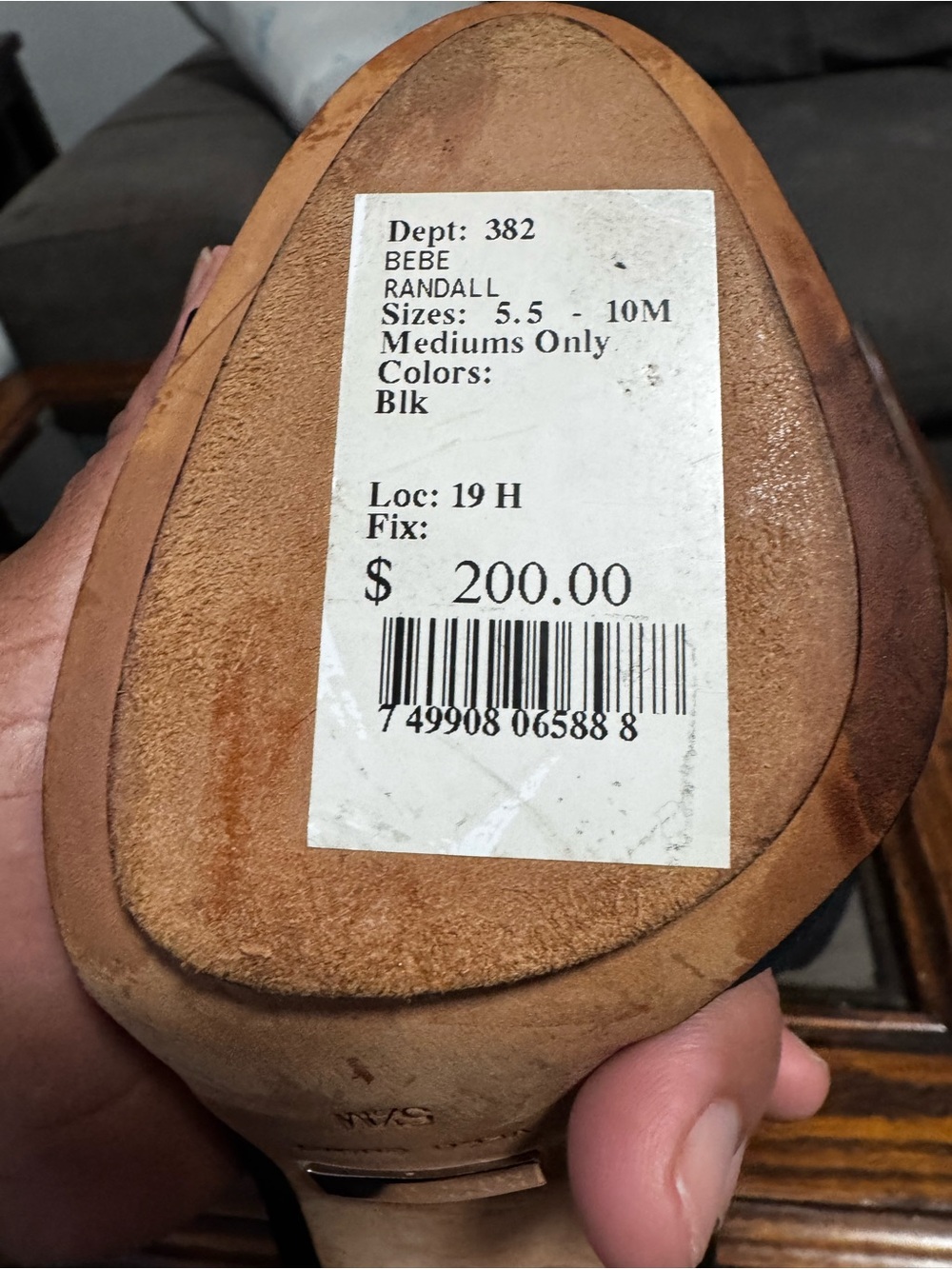 Badgley Mischka Tan Suede Women's Heel
